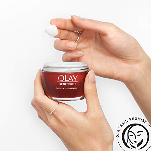 Olay Face Wash Regenerist Advanced Anti-Aging Pore Scrub Cleanser (5.0 Oz) and Micro-Sculpting Face Moisturizer Cream (1.7 Oz) Skin Care Duo Pack, Total 6.7 Ounces