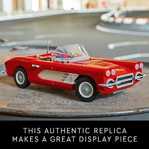 LEGO Icons Corvette Classic Car Model Building Kit for Adults, Great Gift for Father's Day, Build and Display This Replica of an Iconic American Car, Graduation Gift for Classic Car Lovers, 10321