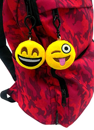 OHill 24 Pack Emoticon Plush Mini Pillows Party Favor for Birthday Party Home Decoration