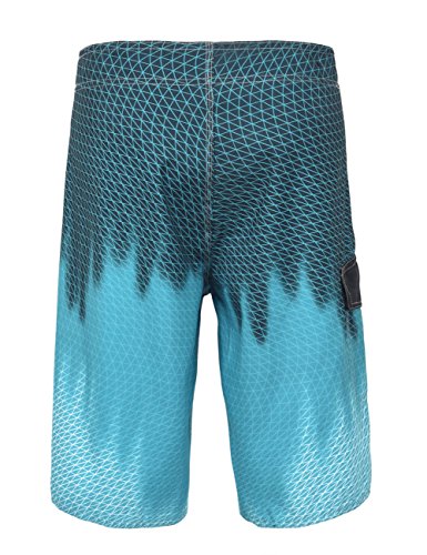 unitop Men's Swim Trunks Beachwear Quick Dry Hawaiian Printed