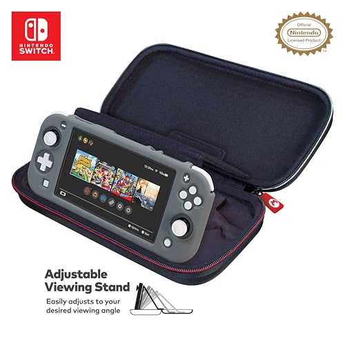 Game Traveler Mario Kart Nintendo Switch Case - Switch OLED Case for Switch OLED, Switch & Switch Lite, Adjustable Viewing Stand & Bonus Game Cases, Deluxe Handle, Licensed Nintendo Switch Game case