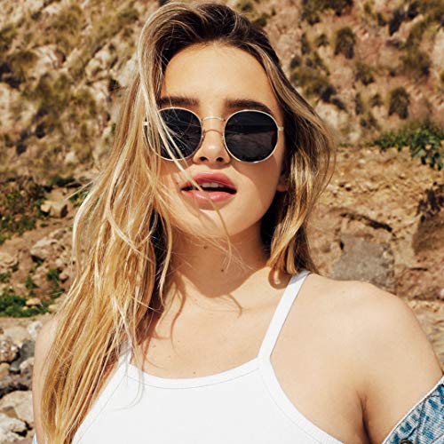 WearMe Pro - Reflective Lens Round Trendy Sunglasses