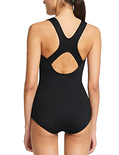 BALEAF Women's Racerback Athletic One Piece Modest Bathing Suit