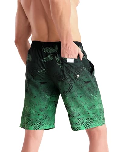 APTRO Men's Swim Trunks 9" Quick Dry Bathing Suit Big & Tall Beach Swimsuits