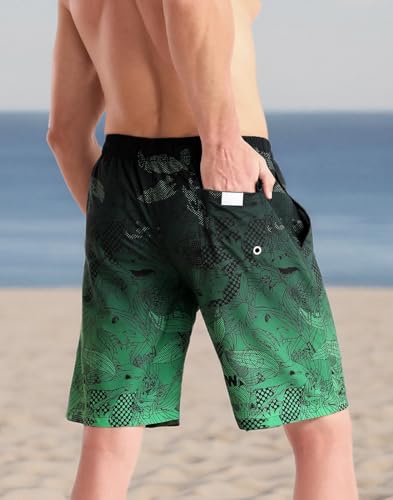 APTRO Men's Swim Trunks 9" Quick Dry Bathing Suit Big & Tall Beach Swimsuits