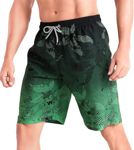 APTRO Men's Swim Trunks 9" Quick Dry Bathing Suit Big & Tall Beach Swimsuits