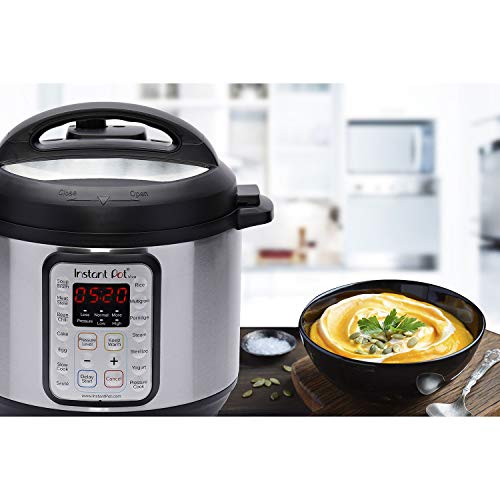 Instant Pot Duo Plus 9-in-1 Electric Pressure Cooker, Slow Cooker, Rice Cooker, Steamer, Sauté, Yogurt Maker, Warmer & Sterilizer, Includes App With Over 800 Recipes, Stainless Steel, 8 Quart