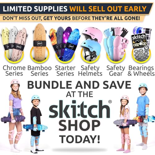 Skateboards for Kids, Teens and Adults | Premium Skateboard Gift Set for Beginners and Pros Complete with Mini Cruiser Board + Skateboard Backpack + Video Course + Speed Control + Skate Tool