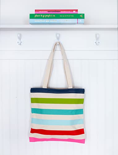 Kate Spade New York Canvas Tote Bag with Interior Pocket