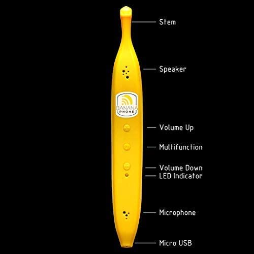 Banana Phone Bluetooth Handset for iPhone and Android Mobile Devices (Single Banana)