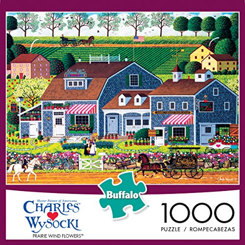 Buffalo Games - Charles Wysocki - Prairie Wind Flowers - 1000 Piece Jigsaw Puzzle