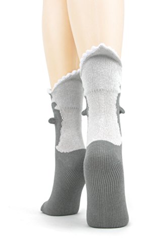 Foot Traffic Women's 3D Socks, Great White Shark (Size 00)