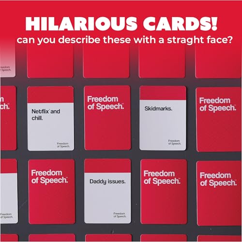 QUOKKA Freedom of Speech. The Fun Kind - Party Games for Adults - Guess The Word | Fast-Paced | Extremely Easy to Play - Card Board Game for Bachelorette Party