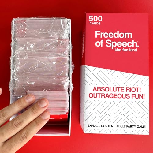 QUOKKA Freedom of Speech. The Fun Kind - Party Games for Adults - Guess The Word | Fast-Paced | Extremely Easy to Play - Card Board Game for Bachelorette Party