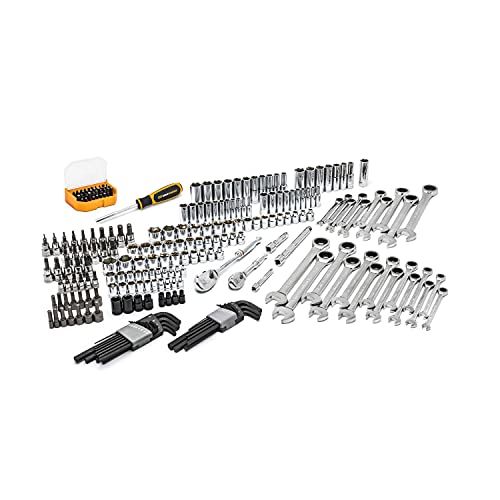 GEARWRENCH Mechanics Tool Set in 3 Drawer Storage Box, 232 Piece