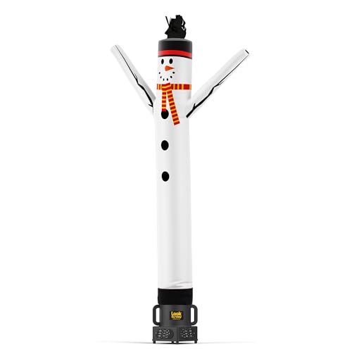 LookOurWay Air Dancers Inflatable Tube Man Set - 7 feet Tall Wacky Waving Inflatable Dancing Tube Guy with 9-Inch Diameter Blower - Christmas Holiday Promotion - Snowman