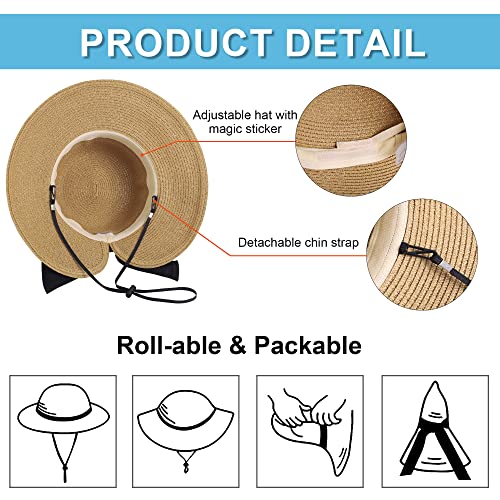 Verabella Sun Hats for Women UPF 50+ Women's Lightweight Foldable/Packable Beach Sun Hat