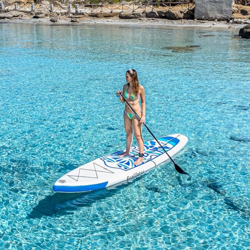 FunWater Inflatable Ultra-Light Stand Up Paddle Board for All Skill Levels with Premium SUP Paddleboard Accessories,Non-Slip Comfort Deck for Youth & Adults.