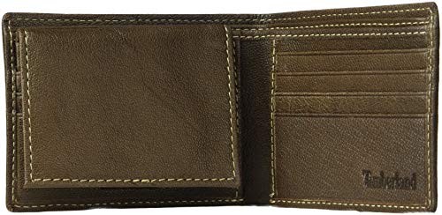 Timberland Men's Genuine Leather Rfid Blocking Passcase Security Wallet