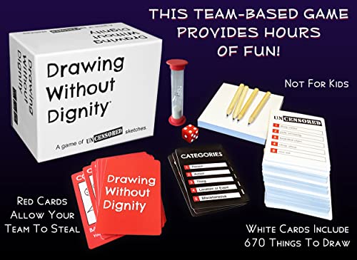 Drawing Without Dignity - A Twisted Funny Adult Version of The Classic Drawing Game