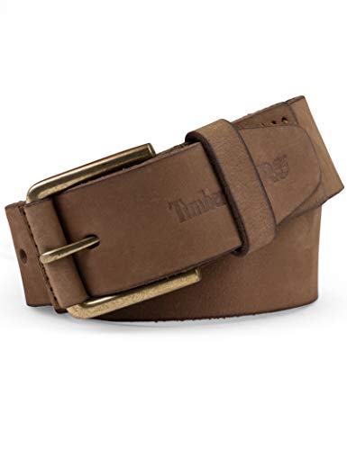 Timberland PRO Men's 40mm Workwear Work Leather Belt, Wheat/Pull Up, 34