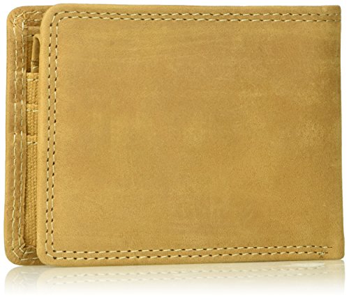 Timberland PRO Men's Leather RFID Wallet with Removable Flip Pocket Card Carrier