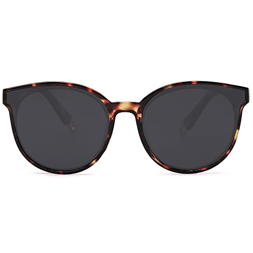 SOJOS Oversized Round Sunglasses for Women and Men