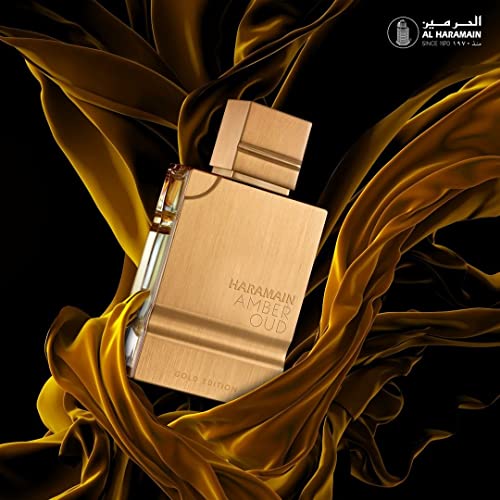 Al Haramain Amber Oud Gold Edition 60ml | Women's Eau de Parfume Spray | Fresh Fruity Fragrance | Luxury Arabian Unisex Perfume