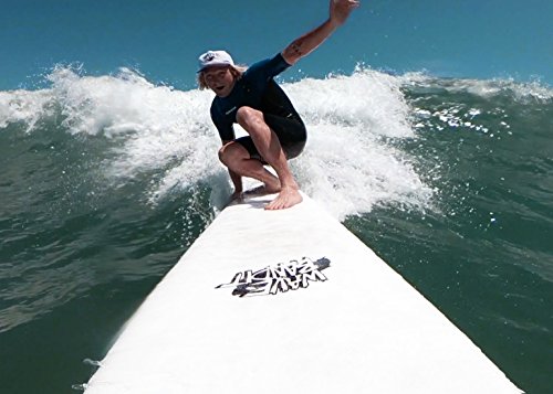 Wave Bandit Ben Gravy Pro EZ Rider Surfboard, White, 9'0