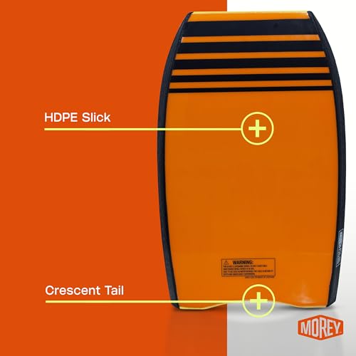 Morey Mini Boogie 21” - PHUZION CORE - XPE Deck - HDPE Slick - Crescent Tail - for bodysurfing, Bodyboarding, kickboarding or Beach