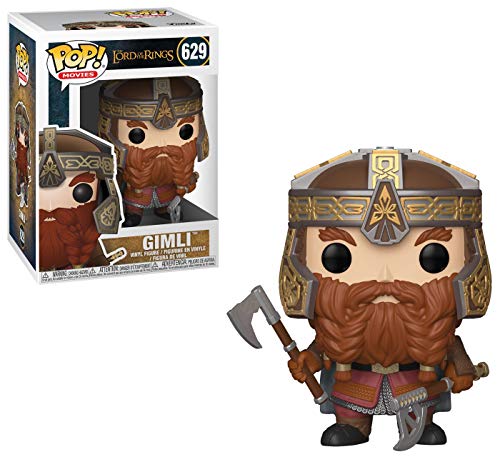 Funko Pop Movies: Lord of The Rings - Gimli Collectible Figure, Multicolor