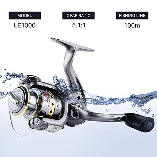 mouhike Fishing Rod Reel Combo Full Kit Telescopic Fishing Pole Set Spinning Reel Line Lures Hooks Fishing Carrier Bag Saltwater Freshwater Fishing Gear for Kids Adults Professional