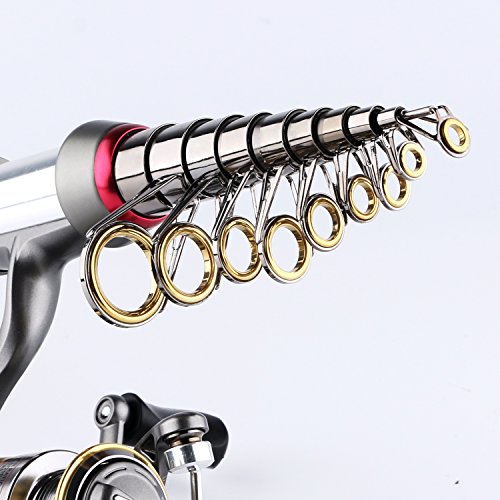 mouhike Fishing Rod Reel Combo Full Kit Telescopic Fishing Pole Set Spinning Reel Line Lures Hooks Fishing Carrier Bag Saltwater Freshwater Fishing Gear for Kids Adults Professional