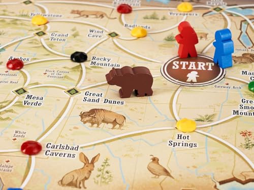 Underdog Games Trekking The National Parks - The Award-Winning Family Board Game | Designed for National Park Lovers | Great for Kids Ages 10 and Up | Easy to Learn