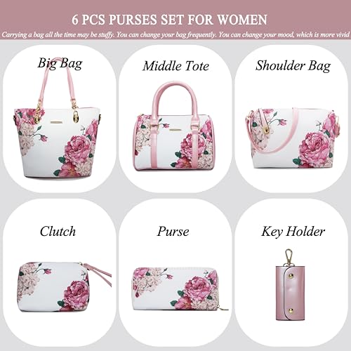 2E-youth Designer Purses and Handbags for Women Satchel Shoulder Bag Tote Top Handle Bag