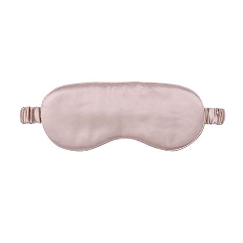 Silk Sleep Mask Light Blocking Luxury 100% Mulberry 19mm Silk Eye Mask Eye Cover Blindfold Ultra Soft Light & Comfy Anti Aging Skin Care with Travel Bag Gift Package