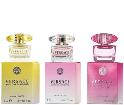 Versace Miniature Variety Trio Collection Perfume Gift Set for Women