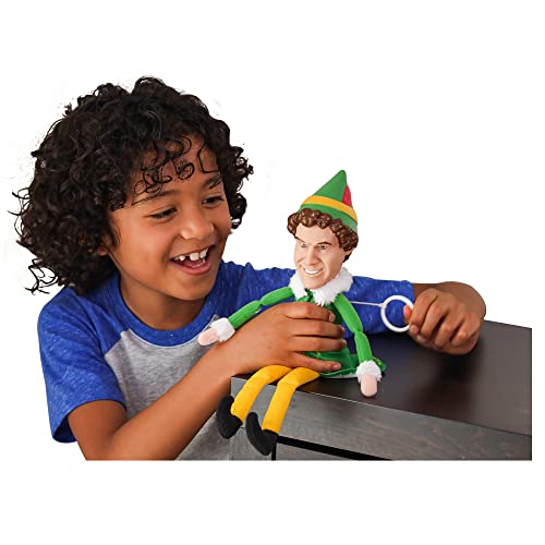 Jakks Holiday Elf Buddy The Elf Talking Plush with 15 Phrases Approximately 12-Inches in Height