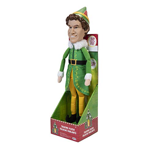 Jakks Holiday Elf Buddy The Elf Talking Plush with 15 Phrases Approximately 12-Inches in Height