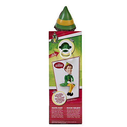 Jakks Holiday Elf Buddy The Elf Talking Plush with 15 Phrases Approximately 12-Inches in Height