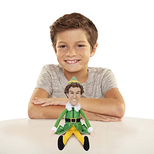 Jakks Holiday Elf Buddy The Elf Talking Plush with 15 Phrases Approximately 12-Inches in Height