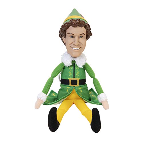 Jakks Holiday Elf Buddy The Elf Talking Plush with 15 Phrases Approximately 12-Inches in Height