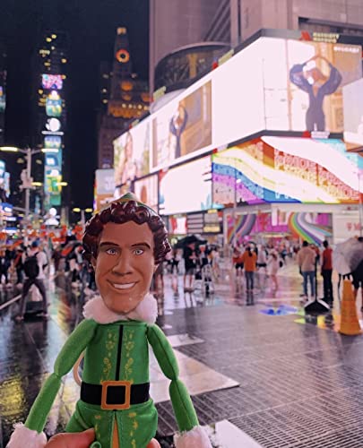 Jakks Holiday Elf Buddy The Elf Talking Plush with 15 Phrases Approximately 12-Inches in Height