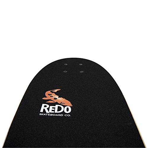 ReDo Skateboard Co. ReDo Skateboard 26" x 7.25" Mini Branson Koi Cruiser Complete Skateboard for Boys Girls Kids Teens