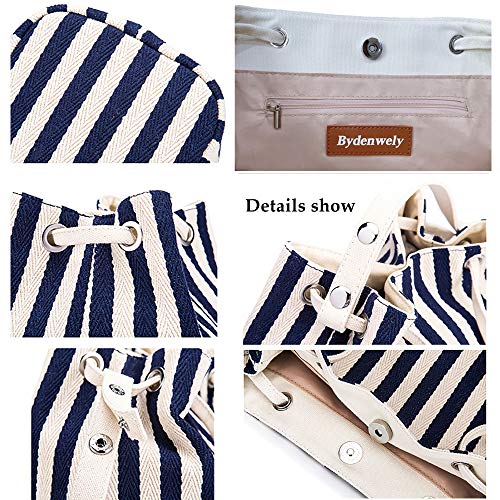 Women's Canvas Tote Bags Small Medium Shoulder Bag Daily Working Handbag for Holiday Travel Pool