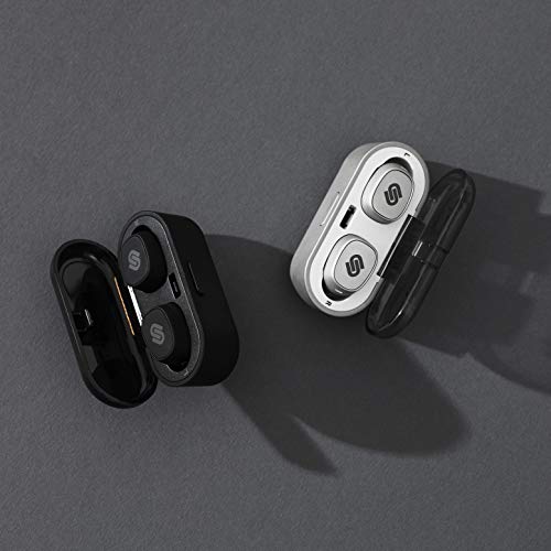 Urbanista Tokyo True Wireless Earbuds 16H Playtime Bluetooth 5.0 with Charging Case, Multi Function Button Earphones Compatible with Android and iOS - Black