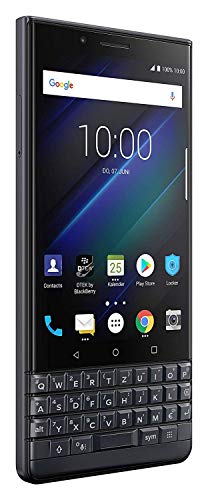 BlackBerry KEY2 LE 64GB - GSM Unlocked Android Smartphone, 13MP+5MP Dual Rear Camera, Android 8.1 Oreo BBE100-2 (U.S. Warranty) (Space Blue/Gray)