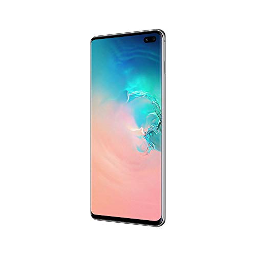 Samsung Galaxy S10+ Plus 128GB / 8GB RAM SM-G975F Hybrid/Dual-SIM (GSM Only, No CDMA) Factory Unlocked 4G/LTE Smartphone - International Version (Prism White, 128GB)