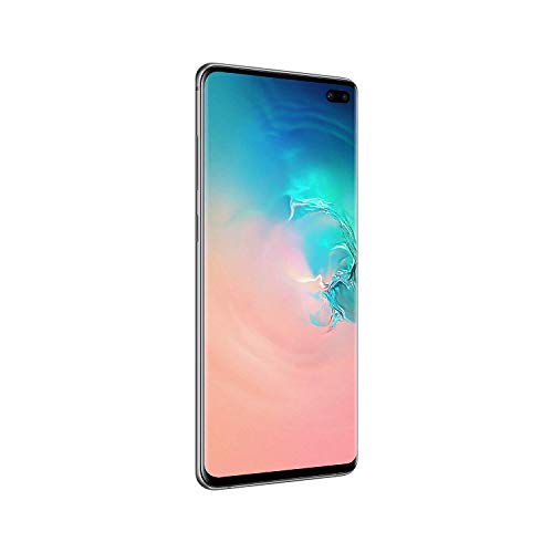 Samsung Galaxy S10+ Plus 128GB / 8GB RAM SM-G975F Hybrid/Dual-SIM (GSM Only, No CDMA) Factory Unlocked 4G/LTE Smartphone - International Version (Prism White, 128GB)