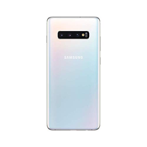 Samsung Galaxy S10+ Plus 128GB / 8GB RAM SM-G975F Hybrid/Dual-SIM (GSM Only, No CDMA) Factory Unlocked 4G/LTE Smartphone - International Version (Prism White, 128GB)